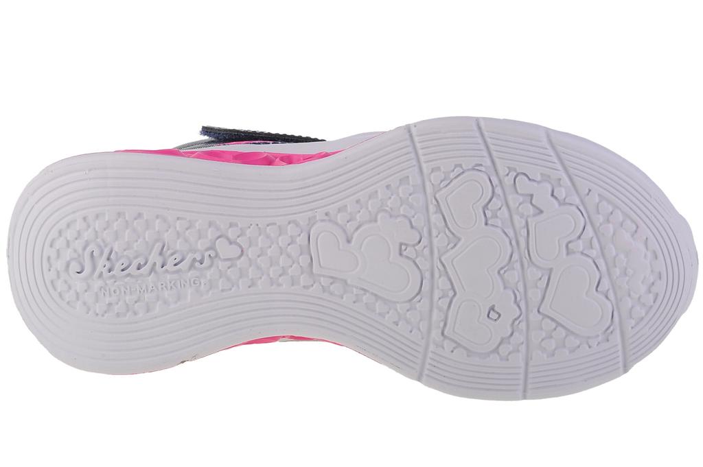 Skechers Flutter Heart Lights - Simple Amor, для девочки темно-синие зимние сапоги