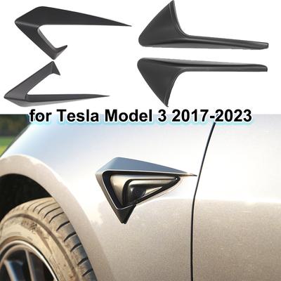 Для Tesla Model 3 2017 2023 Боковая камера Защитная крышка Сигнал поворота Декоративная наклейка Крыло Крыло Декоративная крышка Аксессуары