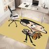1pc Mr. Bean Print Area Rug - Soft, Washable Non-Slip Indoor Mat, Living Room, Home Office Decorative Rug,Office Decorative