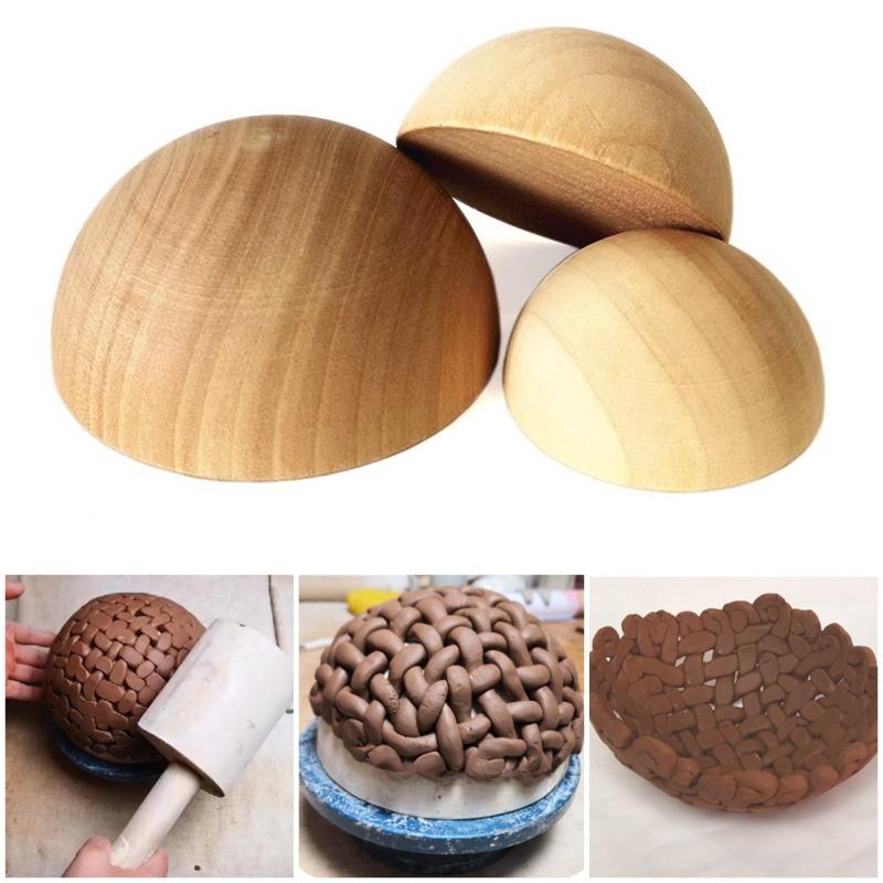 Hemispherical/Semi-circular Shaping Mold DIY Round Ceramic Bowl/Basket Ceramic Art School Teaching Shaping Pottery Tools