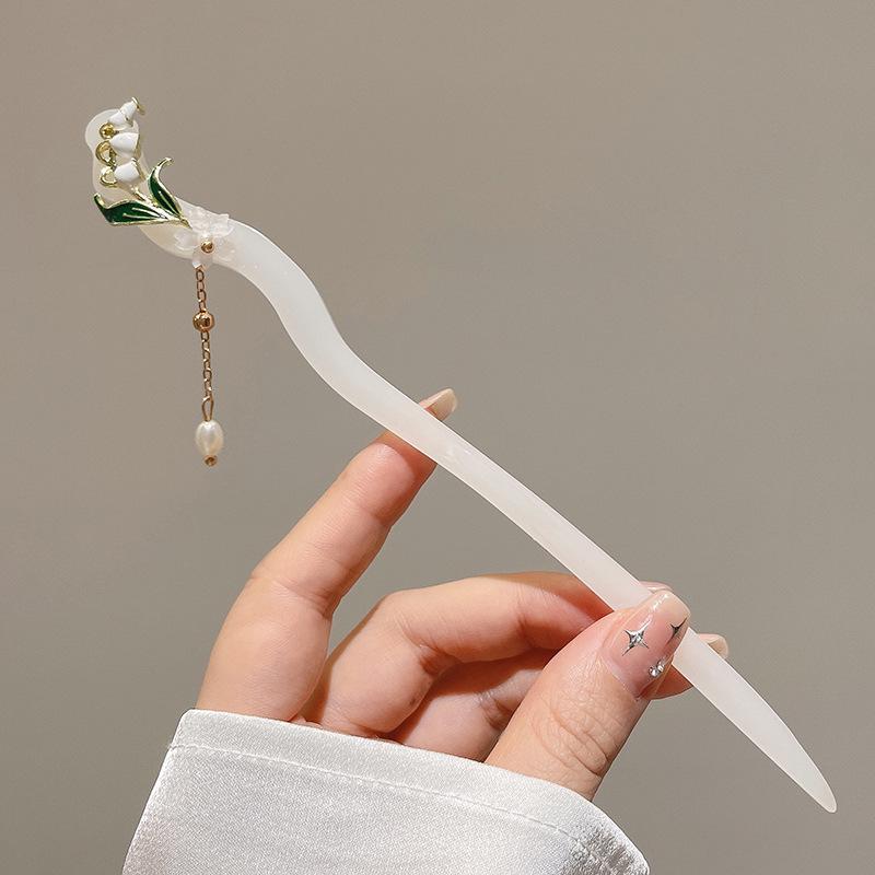 Korean Retro High-End Metal Hairpin - New Ancient Style