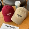 Хорошая вышитая надпись Летняя женская мужская NY остроконечная кепка-бейсболка солнцезащитная кепка унисекс