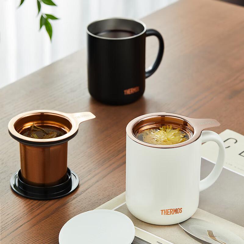 Thermos Термокружка 400 мл с ситечком для чая