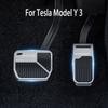 Для Tesla Model Y 3 автомобильные педали накладки на крышки новые ABS PC педаль акселератора тормоза аксессуары