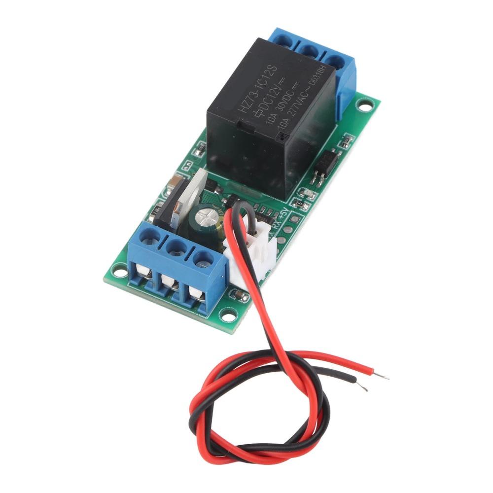 YYLOCK-1 Self Lock Switch AC Load Control Self Locking Mechanism Relay Switch Module 12V High Level Trigger Home Automation