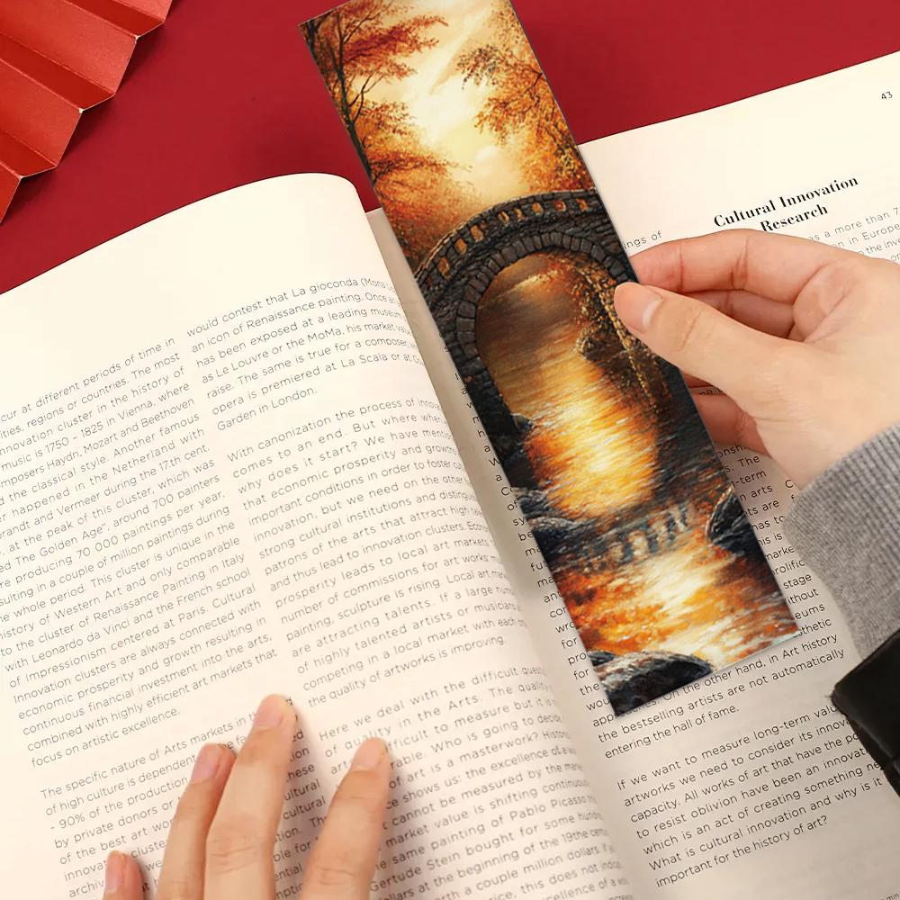 32 шт., Закладка с ретро-пейзажем, Сезон возвращения в школу, Рождество, Хэллоуин, Подходит для учителей, читателей и в качестве подарков на день рождения.