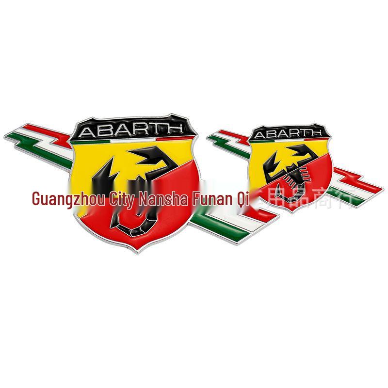 Наклейки Abarth Scorpion и Итальянский флаг для автомобиля Fiat Viaggio