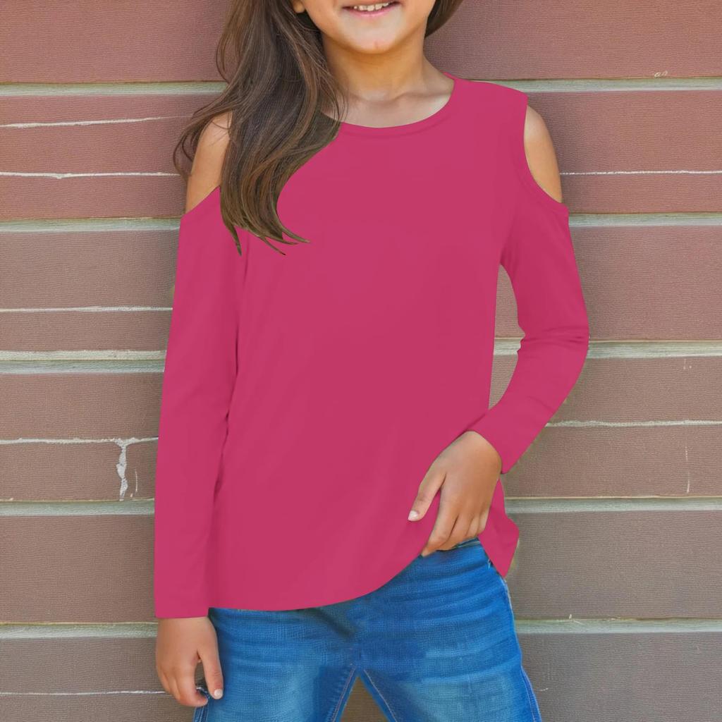 Футболки для малышей и девочек, детские футболки с длинными рукавами и принтом для мальчиков и девочек