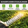 2-in-1 Cordless Hedge Trimmer & Grass Shear with 7.2V 2 x Rechargeable 2000mAh Batteries, 2 Changeable Blades