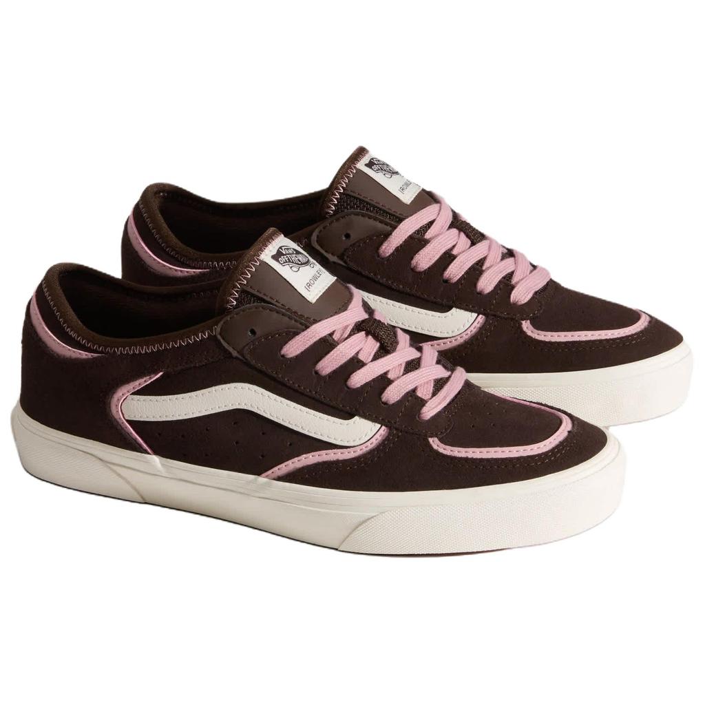 Vans Rowley Classic Удобная посадка Скейт-обувь Унисекс Кроссовки Шоколадно-коричневый VN000SF43N1