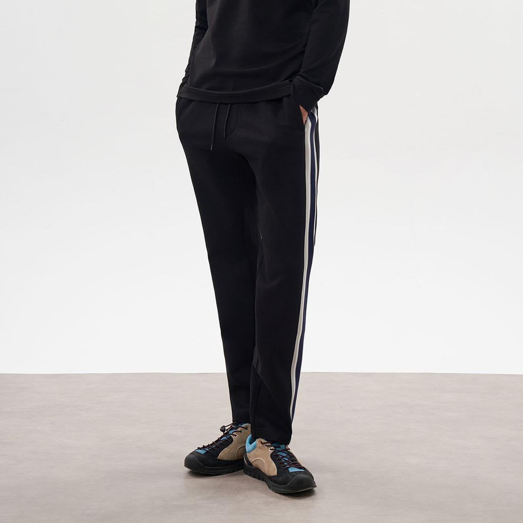Men's Classic Contrasting Stripe Casual Sports Pants