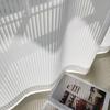 Adhesive Curtain No Punching Installation Balcony White Self-Adhesive Gauze Bedroom Bay Window Semi-Blackout Curtain