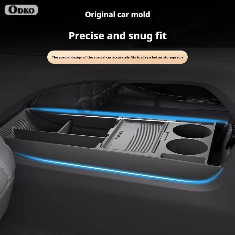 For Geely Galaxy L6 Silicone Storage Box Center Console under Layer Modification Special Car Interior Accessories Organizer