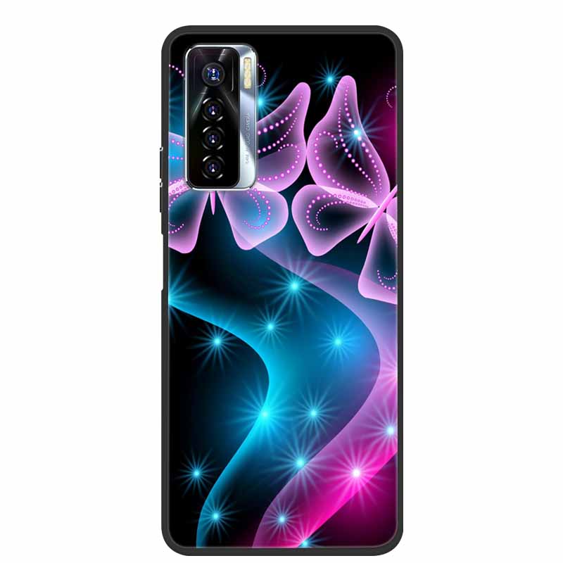 Для Tecno Camon 17 Pro Чехлы 17P 17 Мягкий ТПУ Силиконовый Чехол для Телефона для Tecno Camon 17P Задняя Крышка Бампер Fundas Camon17 CG7n Capa