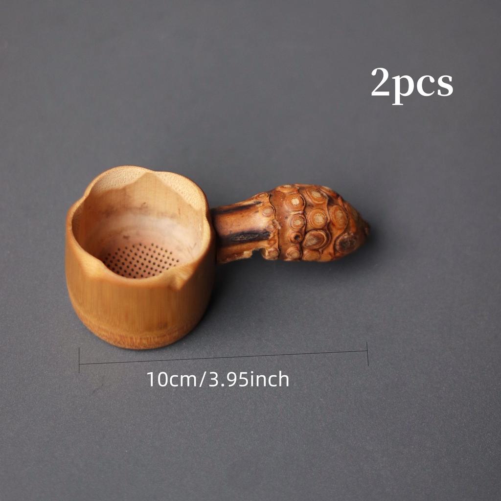 1 шт. Бамбуковый корень Чайное ситечко Чайная церемония Шесть благородных мужей Чайные фильтры Китайский стиль Дзен Кунг-фу Чайный сервиз Аксессуары Бамбуковые ремесла