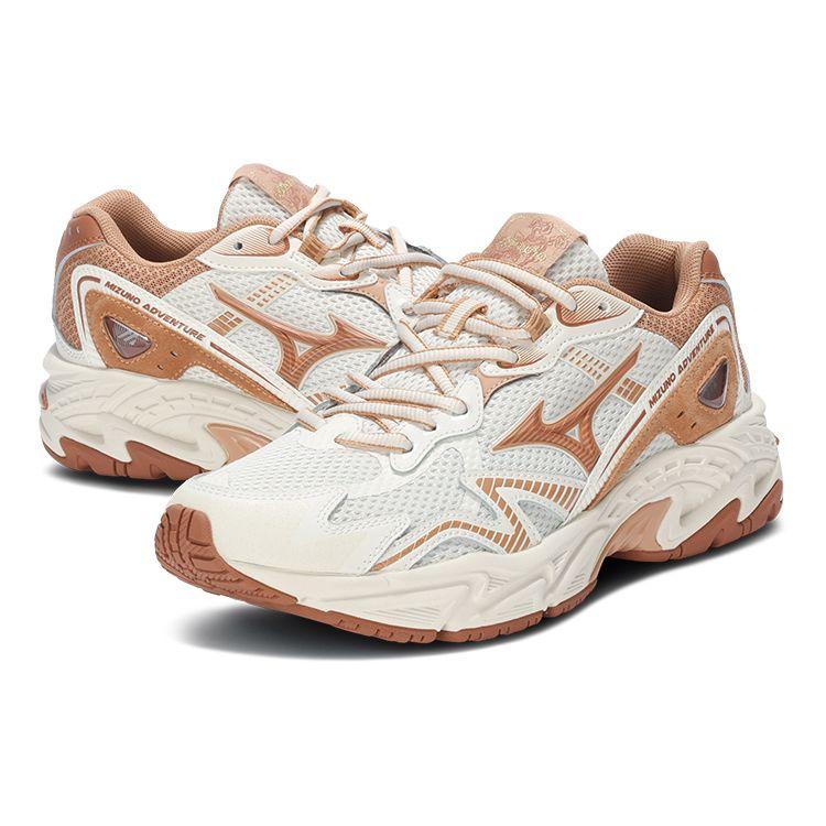 Mizuno Мужские повседневные кроссовки Adventure Versatile Minimalist Low-Top Белый D1GH230107
