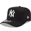 (SM, Navy) New Era New York Yankees 9FIFTY Stretch Snap Adjustable Baseball Cap Hat - Navy