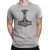THORS HAMMER Mens Viking  T-Shirt Mjolnir Symbol Thor God Thunder Norse