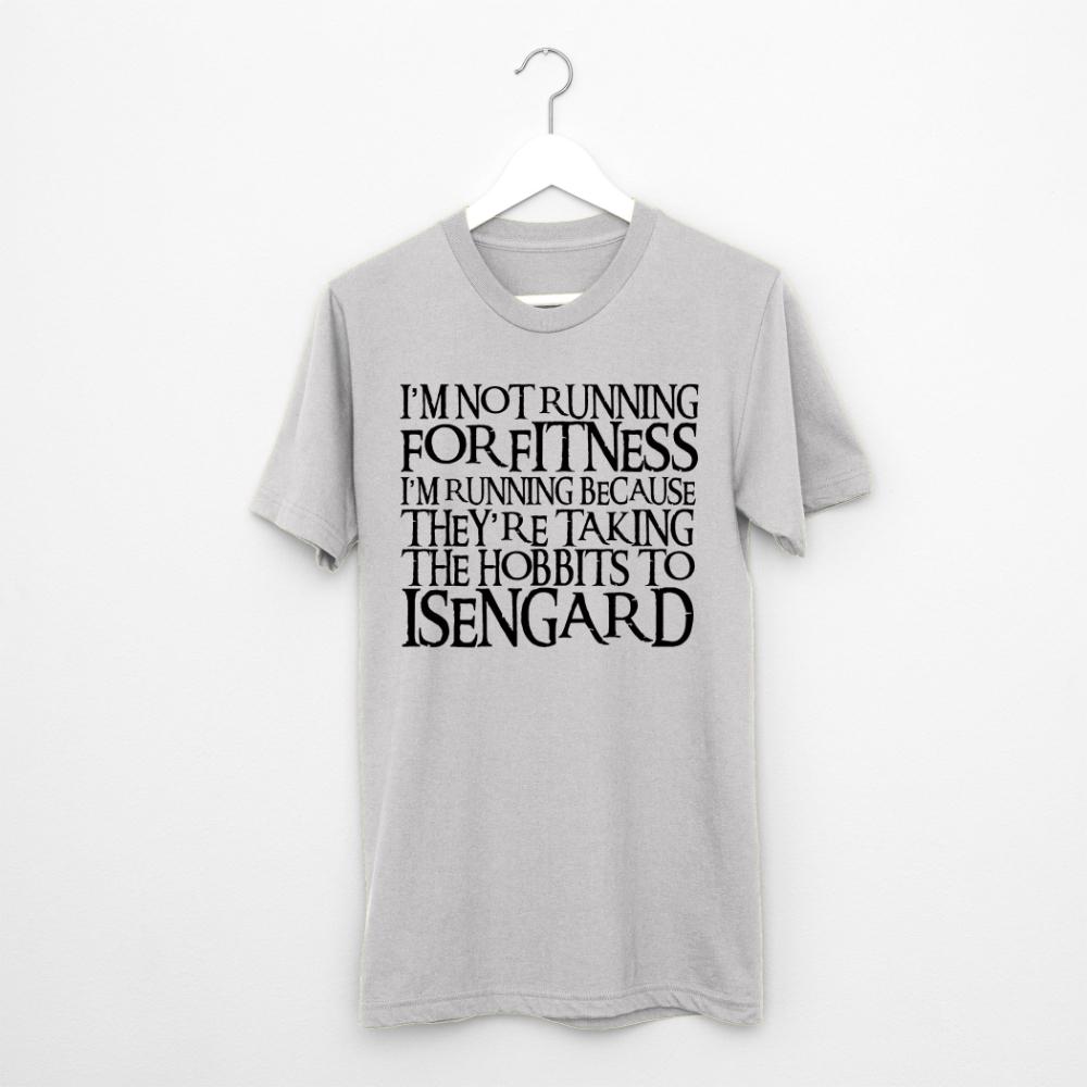 Hobbits To Isengard TShirt Middle Earth Jogging Top Tee Clothing Graphic Short Sleeve Shirt Unisex Unisex Women AllSeason