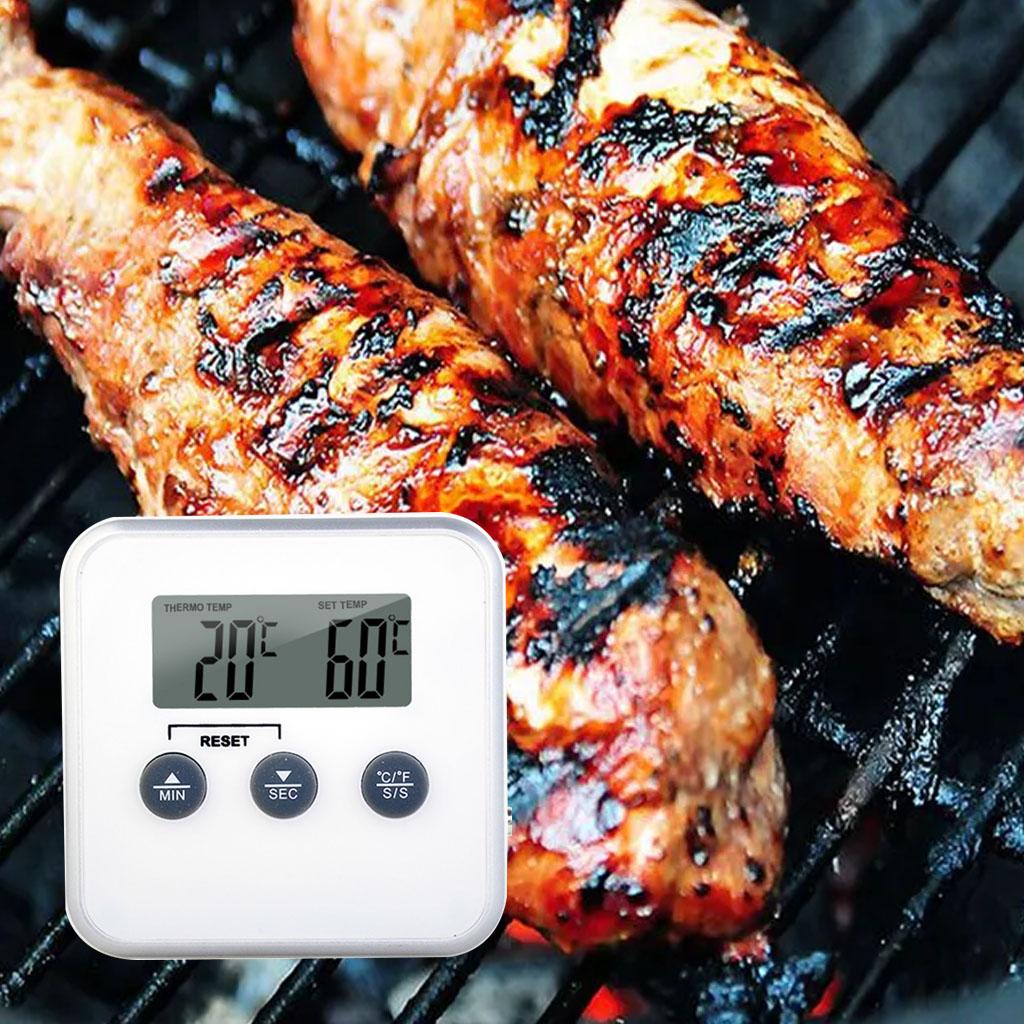 Термометр для мяса для барбекю BBQ, мгновенное считывание температуры, Pro-be, жаропрочный, кухонный