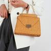 Женская винтажная портативная сумка на цепочке большой вместимости, универсальная косая сумка на одно плечо, женская однотонная маленькая квадратная сумка