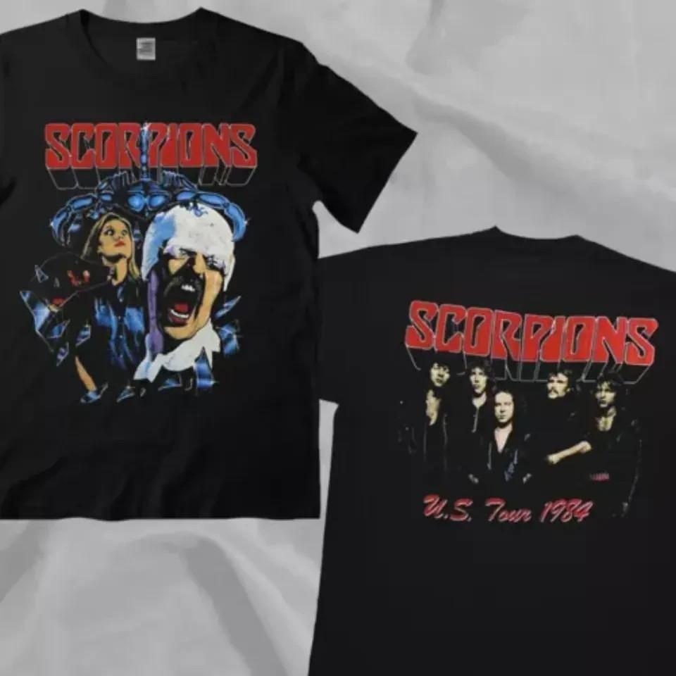Vintage Scorpions Band 1984 US Tour Double Sided TShirt