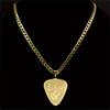 Hip Hop Guitar Bass Note Necklace Stylish Pendant Necklace for Music Lovers