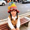 Hand-Crocheted Knitted Elf Hat Star Design Wizard Hat Cute Fairy Hat  for Adult and Children