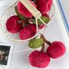 Очаровательный Плюшевый Подвеска Фрукт Кукла Вишня Брелок Миниатюрное Крепление для Школьных Сумок Имитация Стиля Вишни Последняя Коллекция