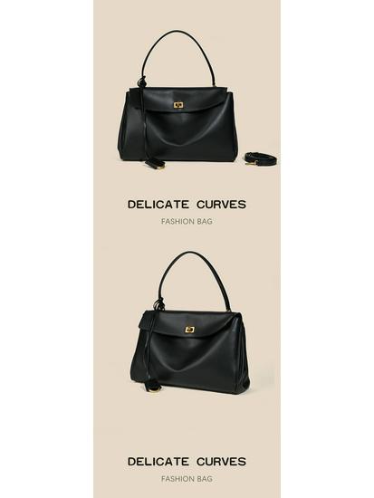 Женская сумка-тоут Rodeo из натуральной кожи большой вместимости: Популярная трансграничная сумка через плечо из коровьей кожи для поездок на работу