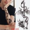 1PCS Tattoo Temporary Men Fake Sleeve Tattoo Stickers Tiger Wolf Lion Tattoo Arm Body Art Fake Tattoo Men