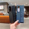 Чехол с ремешком на запястье для Samsung Galaxy Z Fold 3 4 Fold4 Ultimate Skin Feel Protection Handheld Folding Zfold3 Plain Cover
