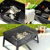 Портативный гриль для барбекю из нержавеющей стали, простой в использовании, съемная решетка, складной угольный гриль для пикника на открытом воздухе, сада, кемпинга