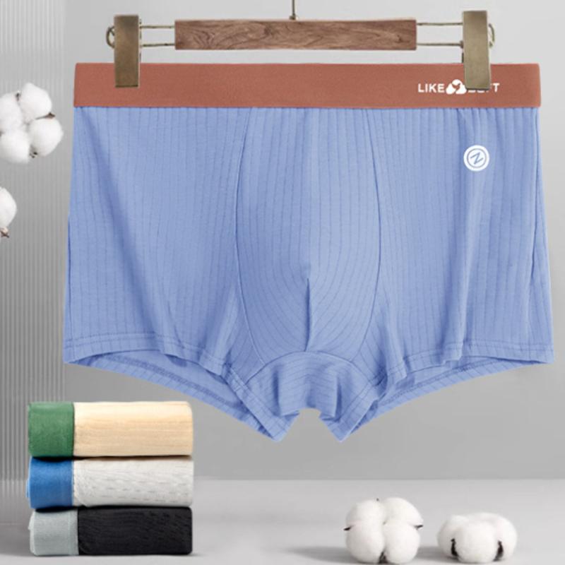 Men's Striped Boxer Shorts Underwear Sexy Underpants Man Homme U Convex Shorts Lingerie Boxershorts Panties