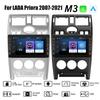 8 Inch 2 Din Car Radio Multimedia Video Player for LADA Priora 2007-2021 With Button Knob Android GPS Navigation Carplay 2+32GB