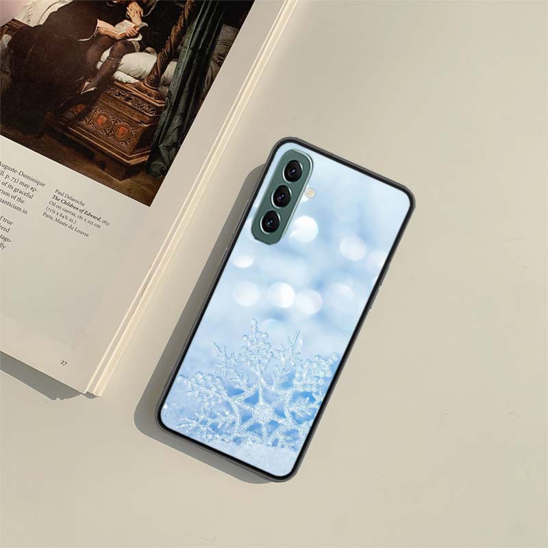 New Landscape Winter Light Snow Luxury Phone Case For Samsung S24 FE Galaxy S22 Ultra S25 Edge S21 S23 FE S20 Plus Cover Shell C