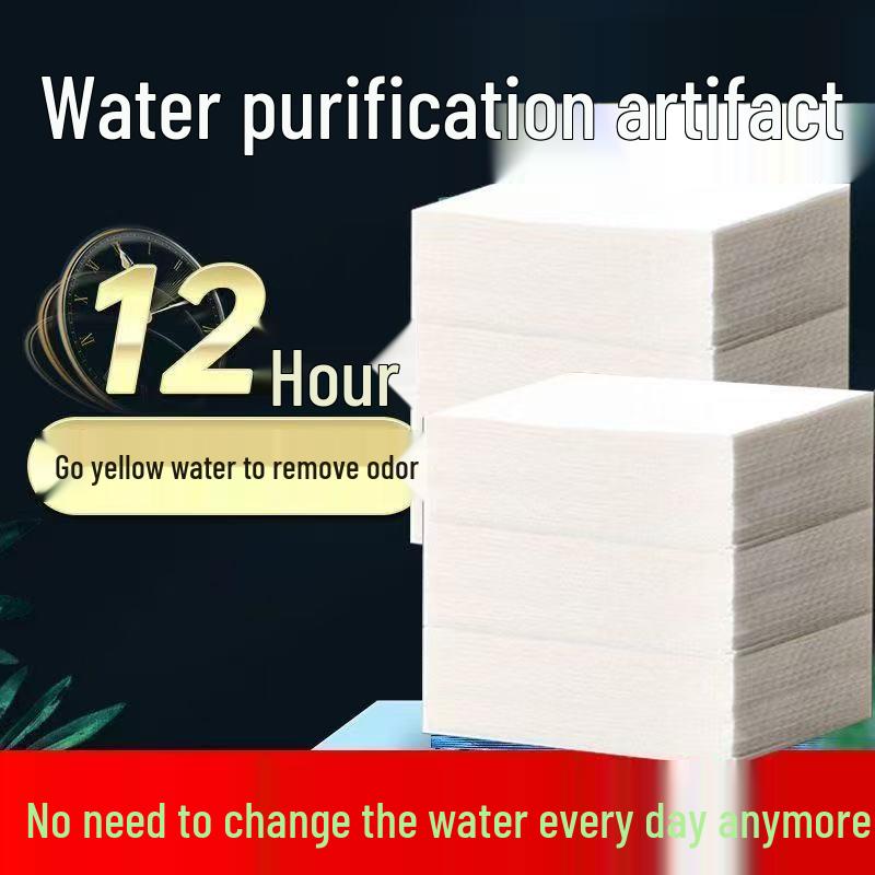 Aquarium Water Clarifier Pads - Eliminate Yellow and Green Stains for Clear, Purified Water