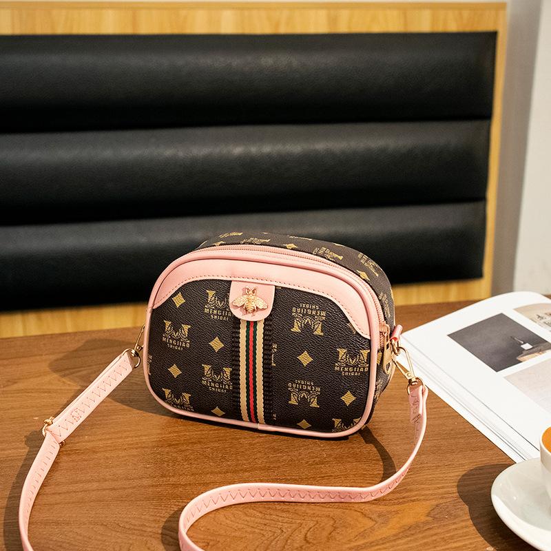 Stylish Retro Printed One-shoulder Crossbody Small Bag, a Fresh and Elegant Versatile Women's Bag