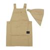 Детский фартук с треугольным платком и ящиком для инструментов Детский фартук M (бежевый)