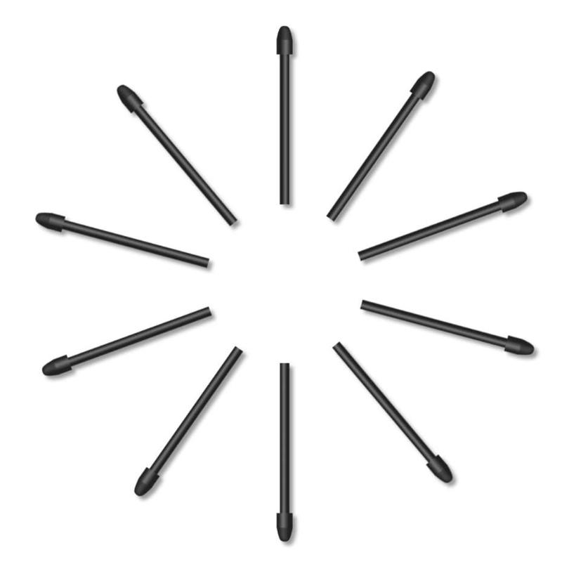 10 шт. наконечников для стилусов для Kamvas12/13/16(2021)/22/24 PW517 Для Легкого Рисования И Эскизов