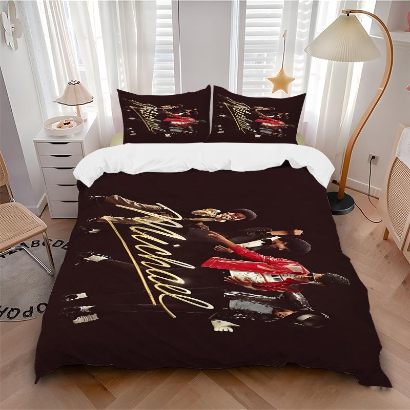 3Pcs Michael Jackson'S Legacy Bedding Sets For All Sizes New 3D Printed Bed Cover Comforter Duvet Cover Pillowcase Bedroom Decoration