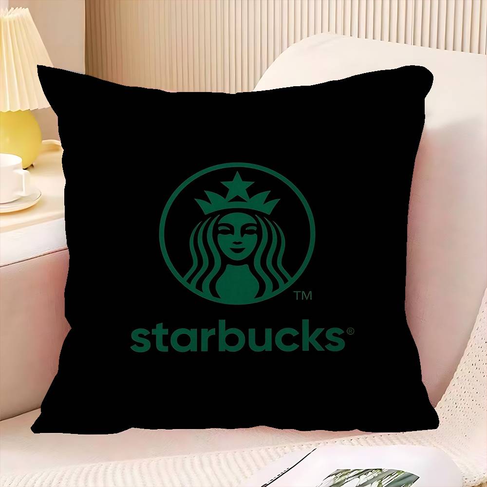 Крутая наволочка с логотипом S-Starbucks, декоративная подушка для автомобиля, дивана, рождественский подарок 40x40см 45x45см