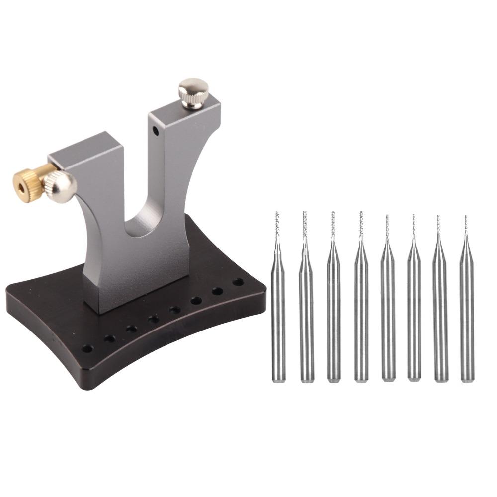 Экстрактор винтов часов из высокотвердого сплава Пластиковый ящик для хранения Инструмент для ремонта часов Ремонт ювелирных изделий