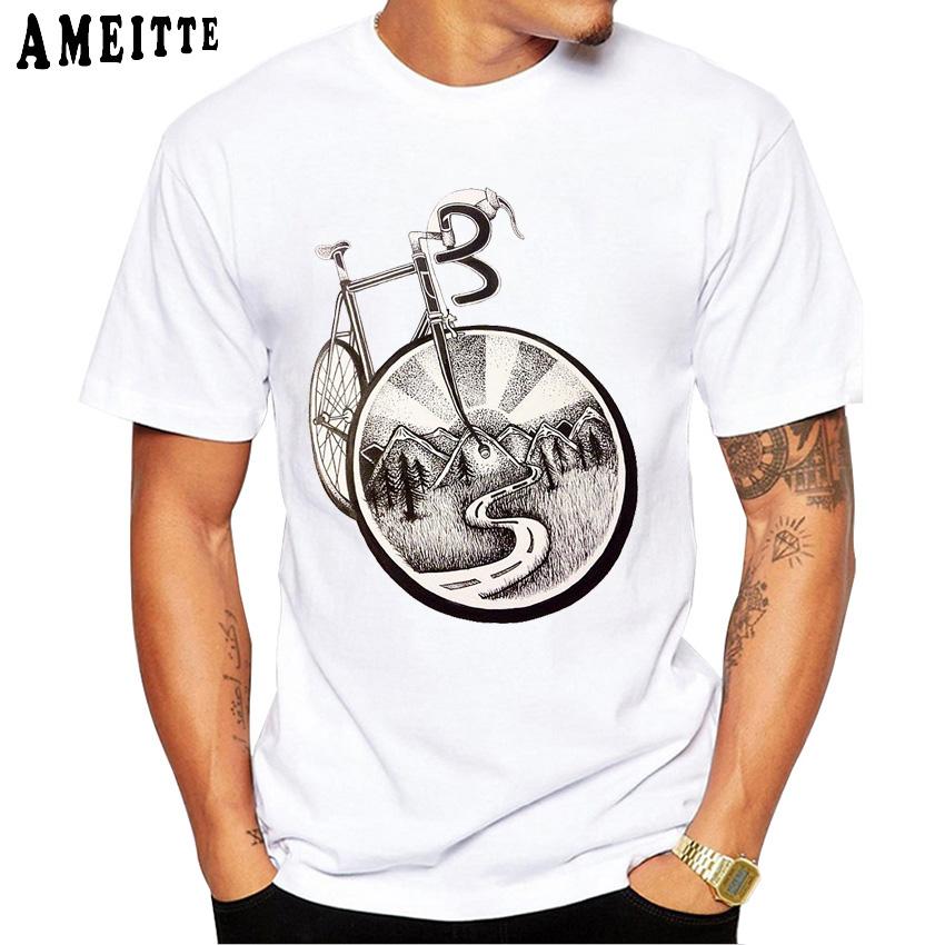 Bikepacking Funny Gear List Design T Shirt Summer Men Short Sleeve Bicycles Sport White Casual Tops