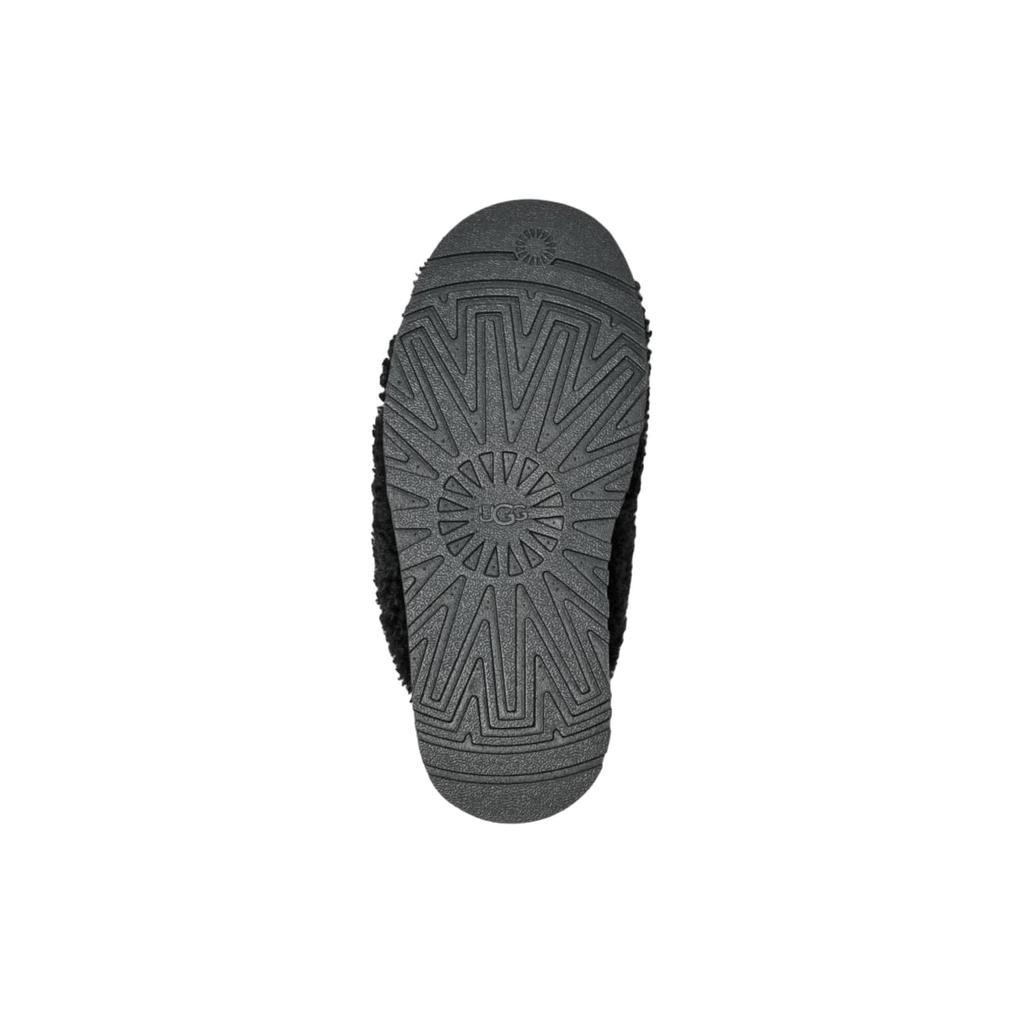 UGG Suede Versatile Fashion Open-Toe Slippers Women Slippers Black 1133171-BLK