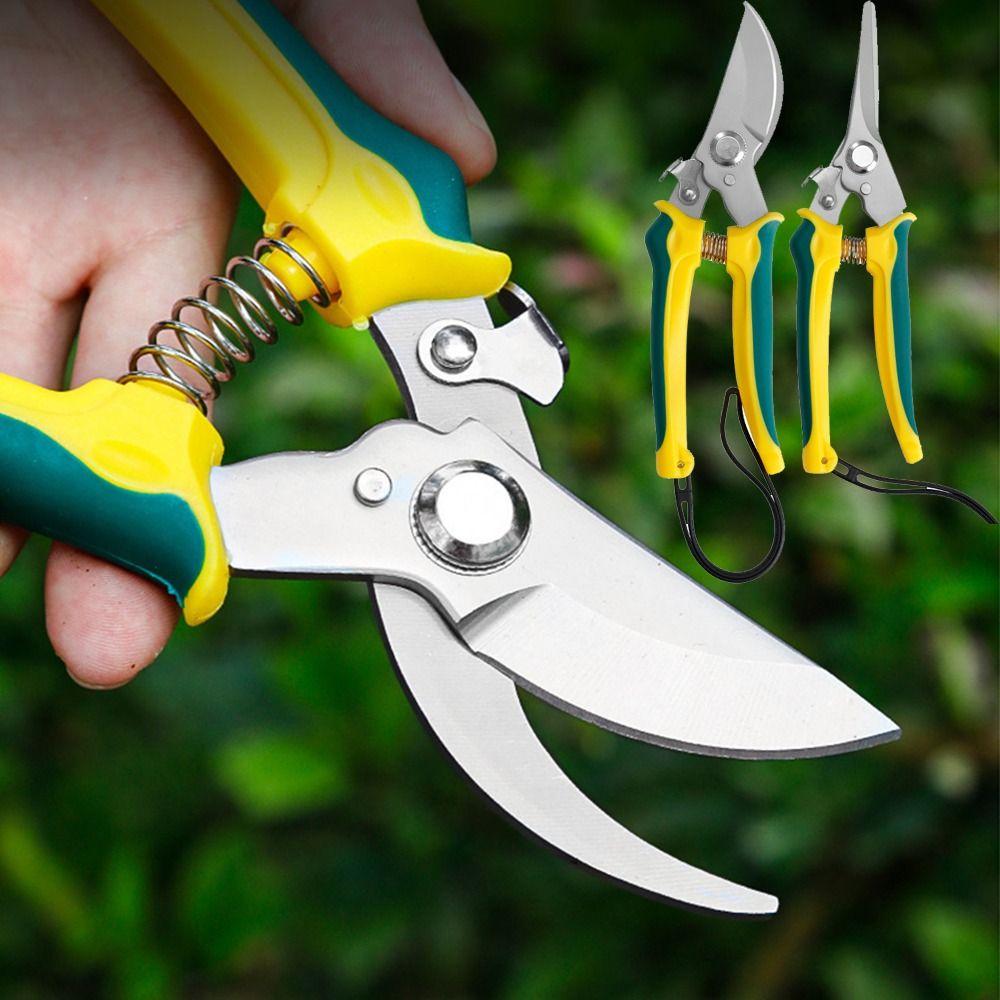Safe Lock Pruning Shears Stainless Steel Tree Branch Trimmer Garden Pruner Yard Maintenance