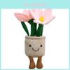 Cute Lily Flower Potted Plush Pendant With Soft Pp Cotton For Childrens Gift And Bedroom Decor