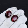 Серьги из серебра 925 пробы с красным лабрадоритом, серьги-подвески из серебра в стиле бохо, подарки на День благодарения, подарки для нее