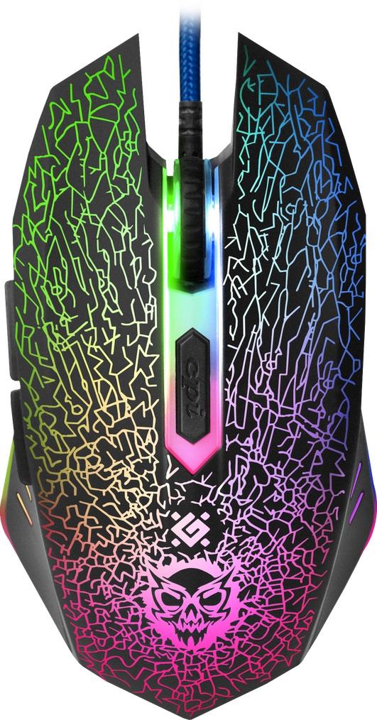 Defender SHOCK GM-110L 3200dpi 6P Wired Mouse + Gaming + GRA Mouse Pad