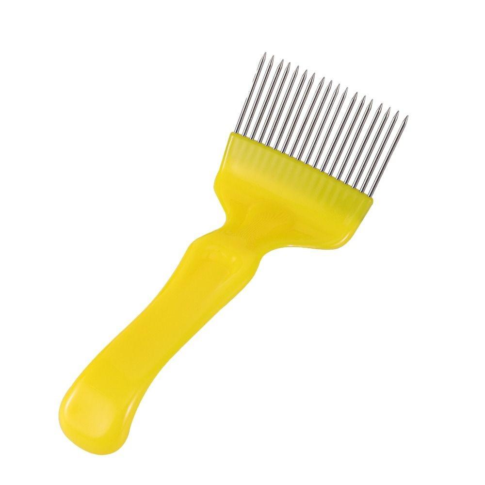 Straight Needles Bee Honey Fork Stainless Steel Honey Scraper Honey Scratcher Beekeeper
